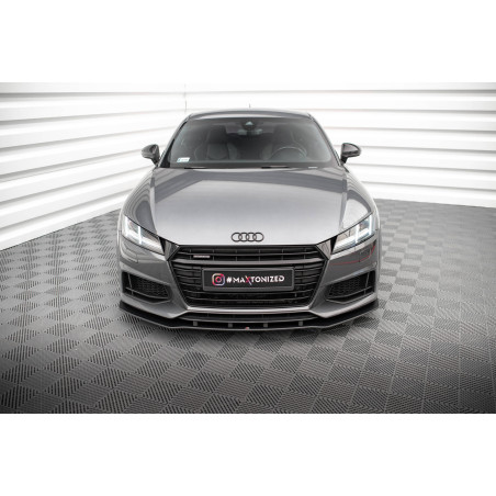 SPLITTER ANTERIORE street pro Audi TT S / S-Line 8S (Cod. M-AUTT3SLINECNC-FD1B)