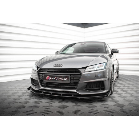 SPLITTER ANTERIORE street pro + Flaps Audi TT S / S-Line 8S (Cod. M-AUTT3SLINECNC-FD1B+FSF1G)