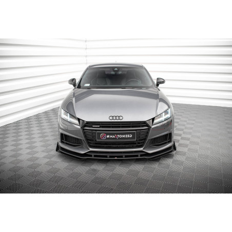 SPLITTER ANTERIORE street pro + Flaps Audi TT S / S-Line 8S (Cod. M-AUTT3SLINECNC-FD1B+FSF1G)