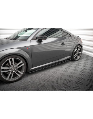 Diffusori minigonne street pro Audi TT S / S-Line 8S (Cod. M-AUTT3SLINECNC-SD1B)