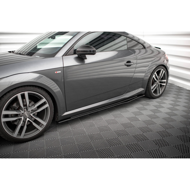 Diffusori minigonne street pro Audi TT S / S-Line 8S (Cod. M-AUTT3SLINECNC-SD1B)