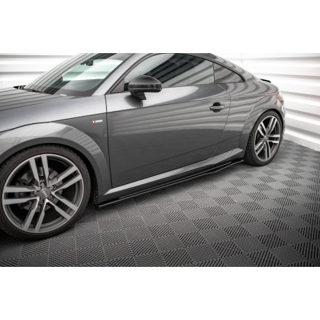 Diffusori minigonne street pro Audi TT S / S-Line 8S (Cod. M-AUTT3SLINECNC-SD1B)