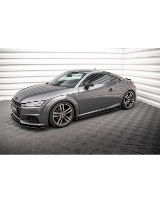 Diffusori minigonne street pro Audi TT S / S-Line 8S (Cod. M-AUTT3SLINECNC-SD1B)