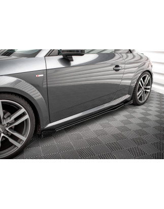 Diffusori minigonne street pro + Flaps Audi TT S / S-Line 8S (Cod. M-AUTT3SLINECNC-SD1B+SF1G)