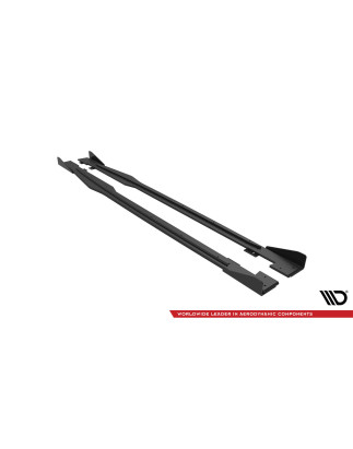 Diffusori minigonne street pro + Flaps Audi TT S / S-Line 8S (Cod. M-AUTT3SLINECNC-SD1B+SF1G)