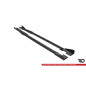 Diffusori minigonne street pro + Flaps Audi TT S / S-Line 8S (Cod. M-AUTT3SLINECNC-SD1B+SF1G)