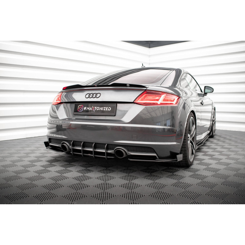 DIFFUSORE POSTERIORE street pro Audi TT S-Line 8S (Cod. M-AUTT3SLINECNC-RS1B)