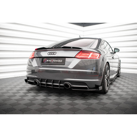 DIFFUSORE POSTERIORE street pro Audi TT S-Line 8S (Cod. M-AUTT3SLINECNC-RS1B)