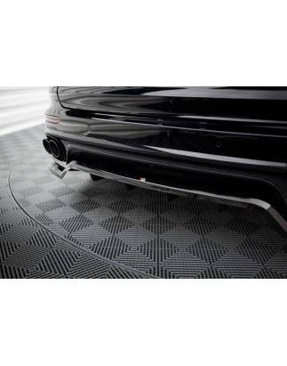 Splitter posteriore (con barre verticali) Porsche Cayenne Mk2 Facelift (Cod. M-PO-CAY-2F-RD1G+RD2G)