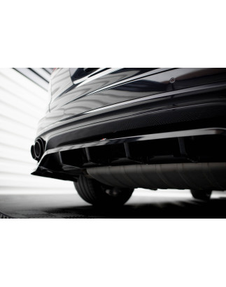 Splitter posteriore (con barre verticali) Porsche Cayenne Mk2 Facelift (Cod. M-PO-CAY-2F-RD1G+RD2G)