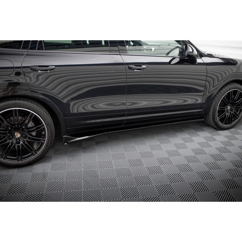 Diffusori minigonne Porsche Cayenne Mk2 Facelift (Cod. M-PO-CAY-2F-SD1G)