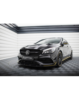 SPLITTER ANTERIORE street pro Mercedes-AMG CLA 45 Aero C117 Facelift (Cod. M-MECLA117AMGAEROCNC-FD1B