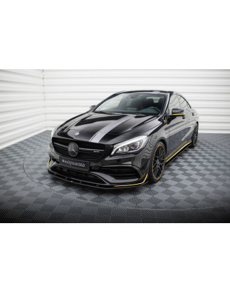 SPLITTER ANTERIORE street pro Mercedes-AMG CLA 45 Aero C117 Facelift (Cod. M-MECLA117AMGAEROCNC-FD1B