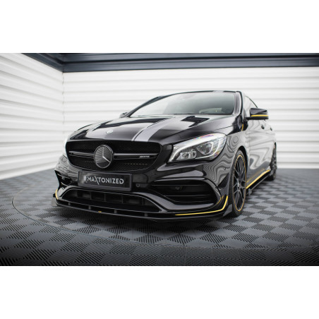 SPLITTER ANTERIORE street pro + Flaps Mercedes-AMG CLA 45 Aero C117 Facelift (Cod. M-MECLA117AMGAERO