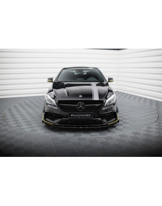 SPLITTER ANTERIORE street pro + Flaps Mercedes-AMG CLA 45 Aero C117 Facelift (Cod. M-MECLA117AMGAERO