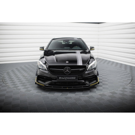 SPLITTER ANTERIORE street pro + Flaps Mercedes-AMG CLA 45 Aero C117 Facelift (Cod. M-MECLA117AMGAERO