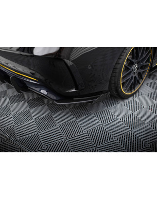 Splitters posteriori laterali Street Pro + Flaps Mercedes-AMG CLA 45 C117 Facelift (Cod. M-MECLA117A