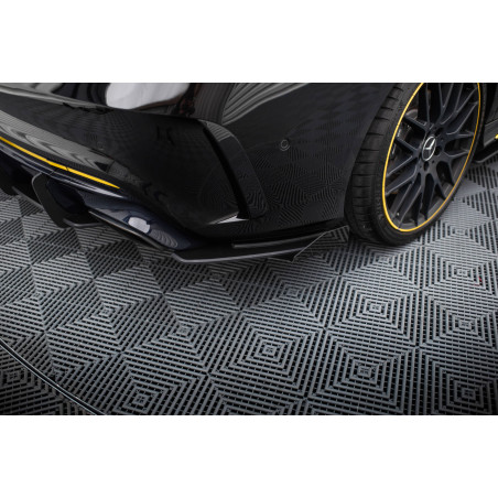 Splitters posteriori laterali Street Pro + Flaps Mercedes-AMG CLA 45 C117 Facelift (Cod. M-MECLA117A
