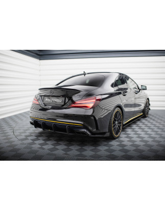 Splitters posteriori laterali Street Pro + Flaps Mercedes-AMG CLA 45 C117 Facelift (Cod. M-MECLA117A