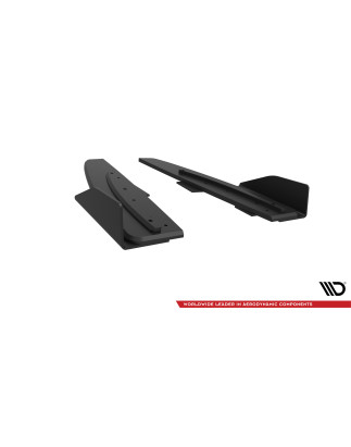 Splitters posteriori laterali Street Pro + Flaps Mercedes-AMG CLA 45 C117 Facelift (Cod. M-MECLA117A
