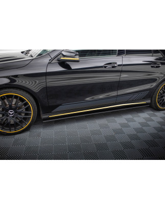 Diffusori minigonne street pro Mercedes-AMG CLA 45 C117 Facelift (Cod. M-MECLA117AMGAEROCNC-SD1B)