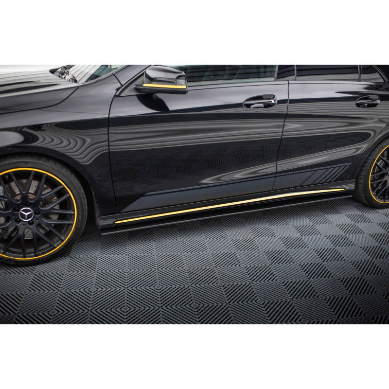 Diffusori minigonne street pro Mercedes-AMG CLA 45 C117 Facelift (Cod. M-MECLA117AMGAEROCNC-SD1B)