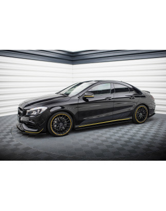 Diffusori minigonne street pro Mercedes-AMG CLA 45 C117 Facelift (Cod. M-MECLA117AMGAEROCNC-SD1B)