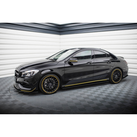 Diffusori minigonne street pro Mercedes-AMG CLA 45 C117 Facelift (Cod. M-MECLA117AMGAEROCNC-SD1B)