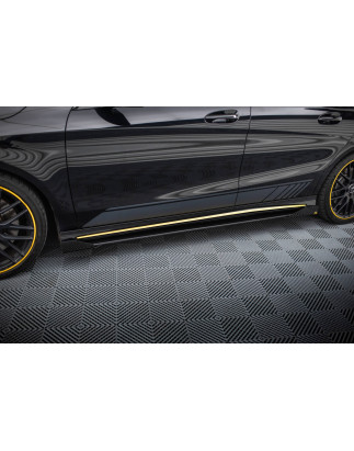 Diffusori minigonne street pro + Flaps Mercedes-AMG CLA 45 C117 Facelift (Cod. M-MECLA117AMGAEROCNC-