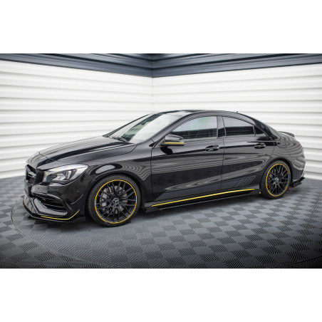 Diffusori minigonne street pro + Flaps Mercedes-AMG CLA 45 C117 Facelift (Cod. M-MECLA117AMGAEROCNC-