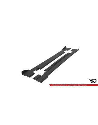 Diffusori minigonne street pro + Flaps Mercedes-AMG CLA 45 C117 Facelift (Cod. M-MECLA117AMGAEROCNC-
