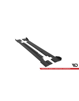 Diffusori minigonne street pro + Flaps Mercedes-AMG CLA 45 C117 Facelift (Cod. M-MECLA117AMGAEROCNC-
