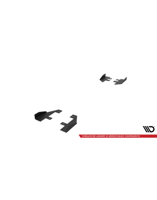 Flaps laterali Mercedes-AMG CLA 45 C117 Facelift (Cod. M-MECLA117AMGAEROCNC-SF1G)