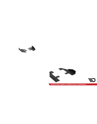 Flaps laterali Mercedes-AMG CLA 45 C117 Facelift (Cod. M-MECLA117AMGAEROCNC-SF1G)