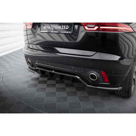 Splitter posteriore (con barre verticali) Jaguar E-Pace R-Dynamic Mk1 (Cod. M-JA-EP-1-RDYNAMIC-RD1G+