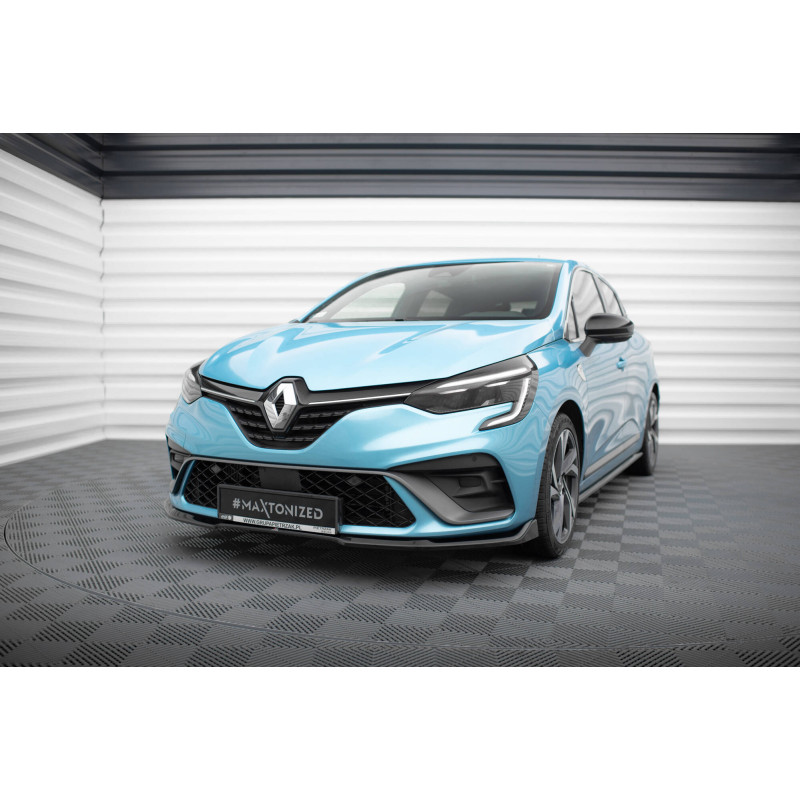 SPLITTER ANTERIORE V.1 Renault Clio R.S. Line Mk5 (Cod. M-RE-CL-5-RSLINE-FD1G)