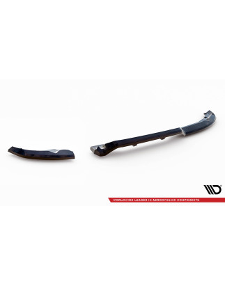 Splitter posteriore (con barre verticali) Renault Clio R.S. Line Mk5 (Cod. M-RE-CL-5-RSLINE-RSD1G+RD