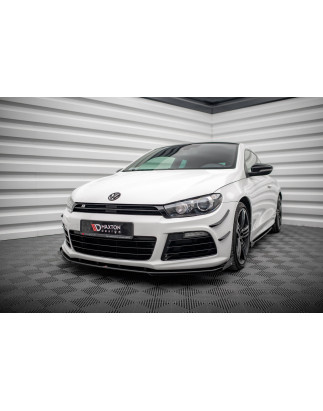SPLITTER ANTERIORE street pro + Flaps Volkswagen Scirocco R Mk3 (Cod. M-VWSC3RCNC-FD2B+FSF1G)
