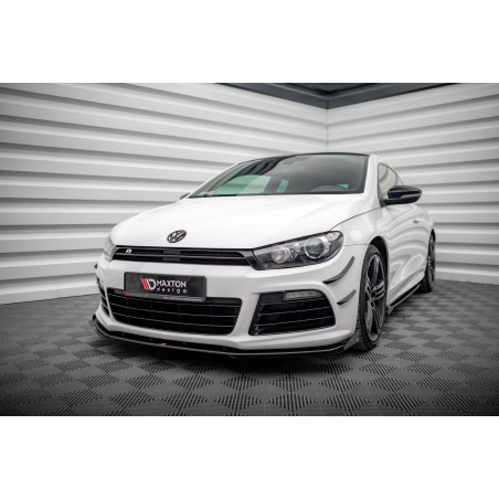 SPLITTER ANTERIORE street pro + Flaps Volkswagen Scirocco R Mk3 (Cod. M-VWSC3RCNC-FD2B+FSF1G)