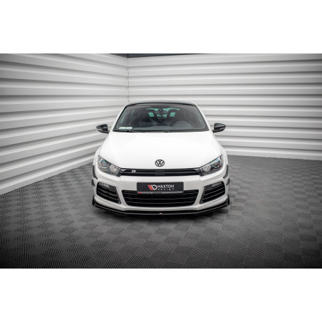 SPLITTER ANTERIORE street pro + Flaps Volkswagen Scirocco R Mk3 (Cod. M-VWSC3RCNC-FD2B+FSF1G)