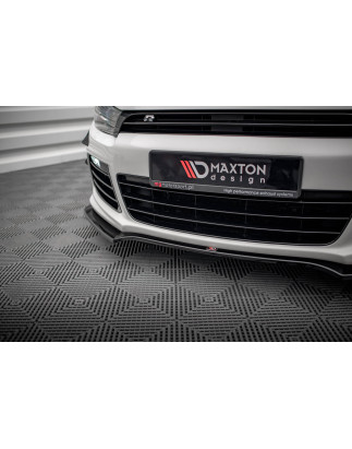 SPLITTER ANTERIORE V.4 Volkswagen Scirocco R Mk3 (Cod. M-VW-SC-3-R-FD4G)