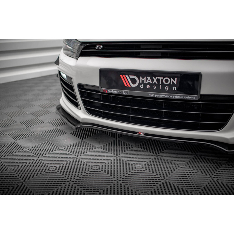 SPLITTER ANTERIORE V.4 Volkswagen Scirocco R Mk3 (Cod. M-VW-SC-3-R-FD4G)