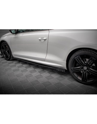Diffusori minigonne V.2 + Flaps Volkswagen Scirocco R Mk3 (Cod. M-VW-SC-3-R-SD2G+SF1B)