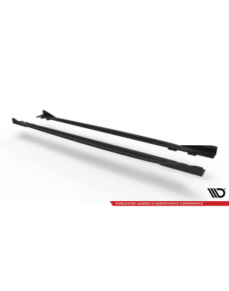 Diffusori minigonne street pro + Flaps Volkswagen Scirocco R Mk3 (Cod. M-VWSC3RCNC-SD2B+SF1G)