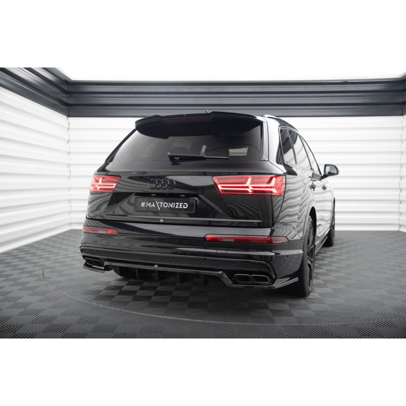 Splitter posteriore (con barre verticali) Audi SQ7 / Q7 S-Line Mk2 (Cod. M-AU-SQ7-2-RD1G+RD2G)