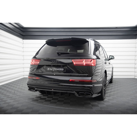 Splitter posteriore (con barre verticali) Audi SQ7 / Q7 S-Line Mk2 (Cod. M-AU-SQ7-2-RD1G+RD2G)