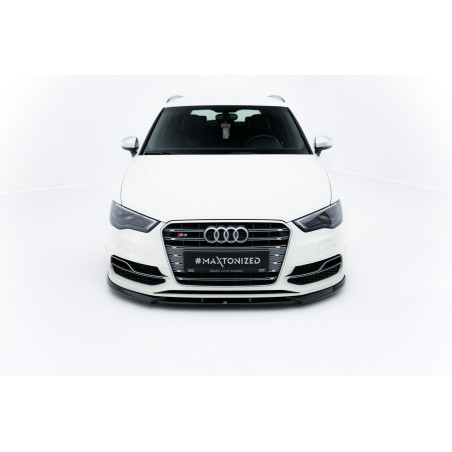 SPLITTER ANTERIORE V.2 Audi S3 / A3 S-Line Sportback /  8V (Cod. M-AU-S3-8V-SB-FD2G)