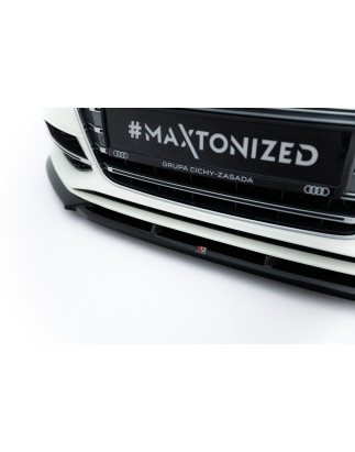 SPLITTER ANTERIORE V.2 Audi S3 / A3 S-Line Sportback /  8V (Cod. M-AU-S3-8V-SB-FD2G)