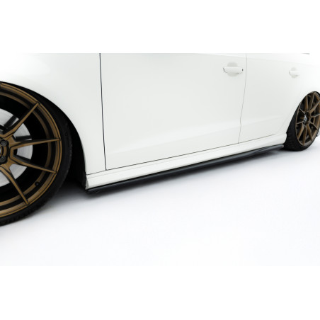 Diffusori minigonne V.3 Audi S3 / A3 S-Line Sportback 8V / 8V Facelift (Cod. M-AU-S3-8V-SB-SD1G)