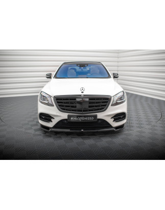 SPLITTER ANTERIORE V.1 Mercedes-Benz S AMG-Line W222 Facelift (Cod. M-ME-S-222F-AMGLINE-FD1G)